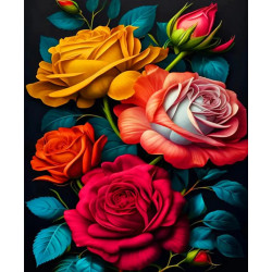 Malování podle čísel Růže M41389