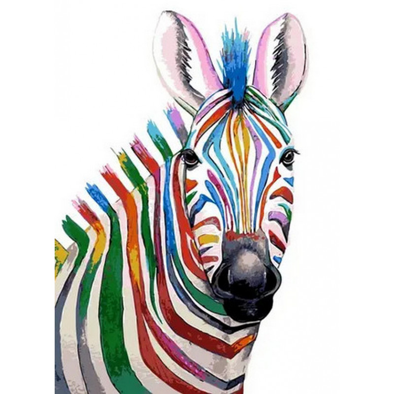 Malování podle čísel Zebra M2457