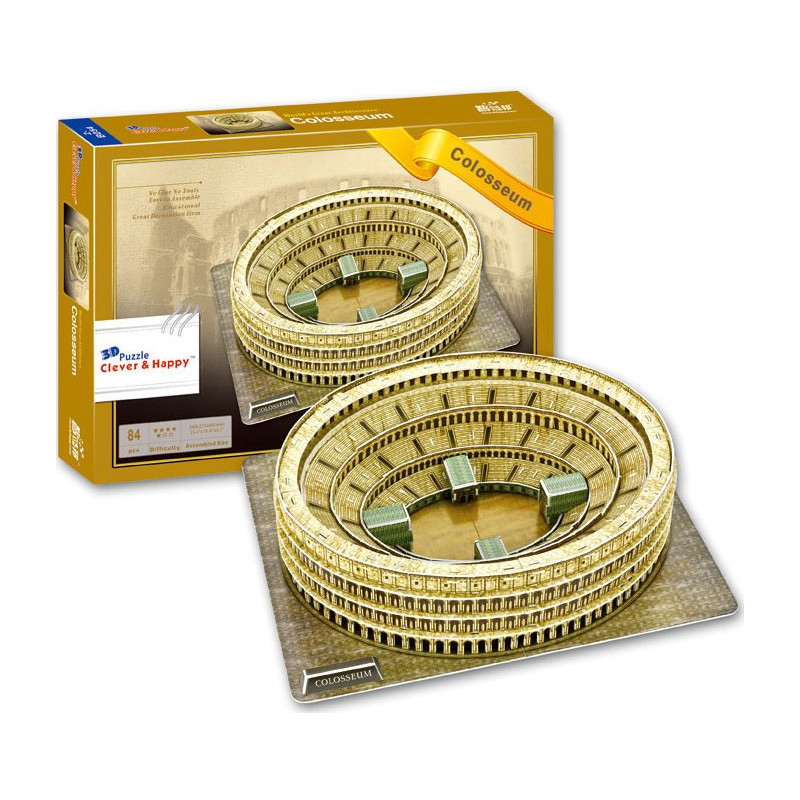 CLEVER&HAPPY 3D puzzle Koloseum 84 dílků