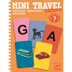 DJECO Cestovní hra Mini Travel Katuvu - Všímáš si věcí?