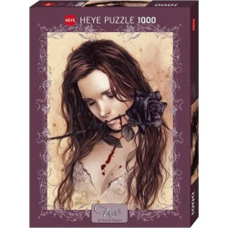 HEYE Puzzle Favole: Temná růže 1000 dílků