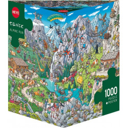 HEYE Puzzle Alpská legrace 1000 dílků