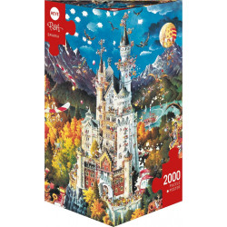 HEYE Puzzle Bavorsko 2000 dílků