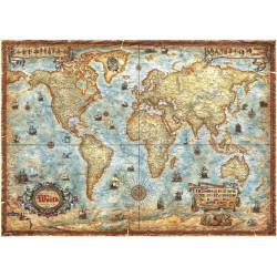 HEYE Puzzle Map Art: Svět 2000 dílků