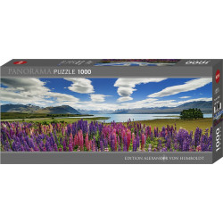 HEYE Panoramatické puzzle Jezero Tekapo, Nový Zéland 1000 dílků