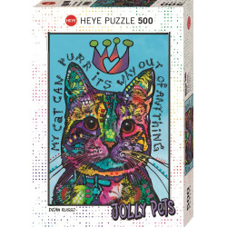 HEYE Puzzle Jolly Pets: Moje kočka umí vrnět 500 dílků
