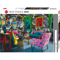 HEYE Puzzle Home: Pokoj s jelenem 1000 dílků