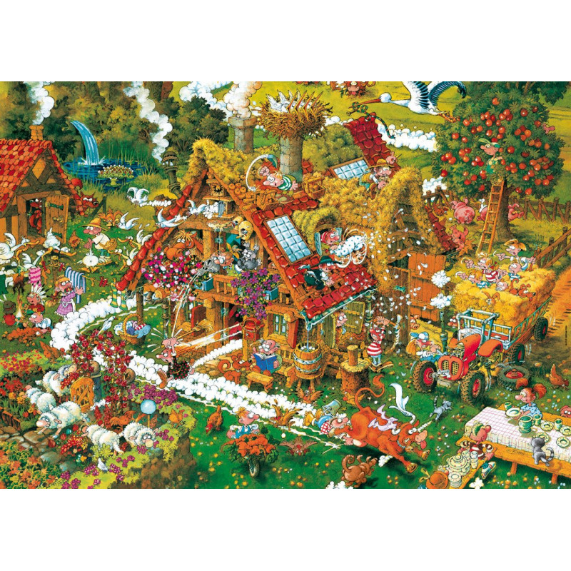 HEYE Puzzle Cartoon Classics: Veselá farma 1000 dílků
