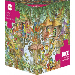 HEYE Puzzle Chaty na stromech 1000 dílků