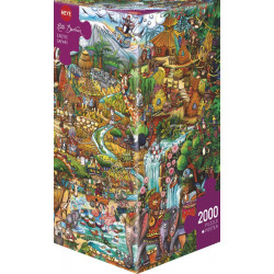 HEYE Puzzle Exotické safari 2000 dílků