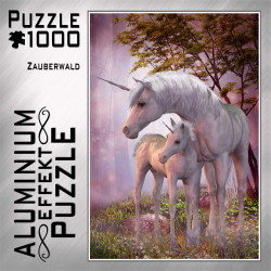M.I.C. Metalické puzzle Kouzelný les 1000 dílků