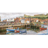 GIBSONS Panoramatické puzzle Whitby, Yorkshire 636 dílků