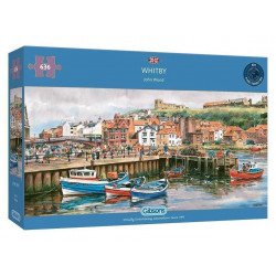 GIBSONS Panoramatické puzzle Whitby, Yorkshire 636 dílků