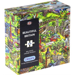 GIBSONS Puzzle Krásná Británie 500 dílků