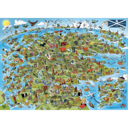 GIBSONS Puzzle Toto je Skotsko 1000 dílků