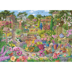 GIBSONS Puzzle Rozkvetlá zahrada 1000 dílků