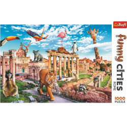 TREFL Puzzle Legrační města: Divoký Řím 1000 dílků