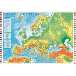 TREFL Puzzle Mapa Evropy 1000 dílků