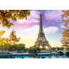 TREFL Sada 2v1 puzzle Paříž, Francie 1000 dílků s lepidlem