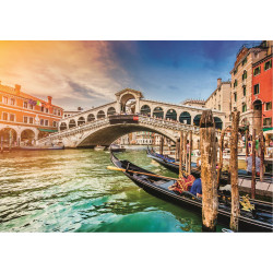 TREFL Puzzle UFT Romantic Sunset: Most Rialto, Benátky 1000 dílků
