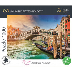 TREFL Puzzle UFT Romantic Sunset: Most Rialto, Benátky 1000 dílků