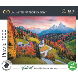 TREFL Puzzle UFT Wanderlust: Na úpatí Alp 1000 dílků