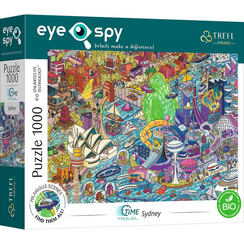 TREFL Puzzle UFT Eye-Spy Time Travel: Sydney 1000 dílků