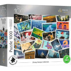 TREFL Puzzle UFT Disney 100 let: Poštovní známky 1000 dílků