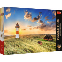 TREFL Puzzle Premium Plus Photo Odyssey: Maják Ost na ostrově Sylt 1000 dílků
