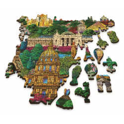 EDUCA Dřevěné puzzle Cars a Úžasňákovi 2x50 dílků