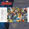 TREFL Wood Craft Origin puzzle Marvel Avengers 1000 dílků