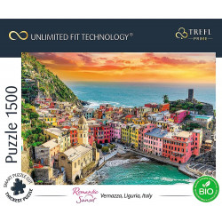 TREFL Puzzle UFT Romantic Sunset: Vernazza, Liguria, Itálie 1500 dílků