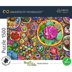 TREFL Puzzle UFT Blooming Paradise: Svět rostlin 1500 dílků