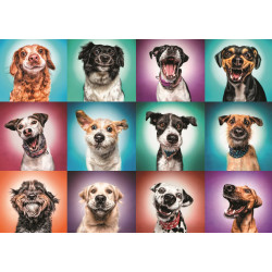 TREFL Puzzle Legrační portréty psů II, 2000 dílků