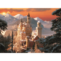 TREFL Puzzle Neuschwanstein v zimě 3000 dílků