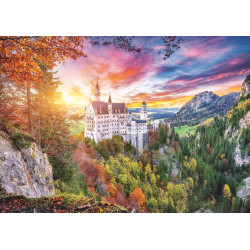 TREFL Puzzle Pohled na zámek Neuschwanstein, Německo 500 dílků