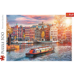 TREFL Puzzle Amsterdam, Nizozemsko 500 dílků