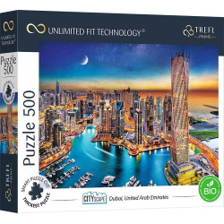 TREFL Puzzle UFT Cityscape: Dubai, Spojené arabské emiráty 500 dílků