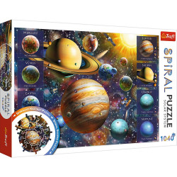 TREFL Spiral puzzle Sluneční soustava 1040 dílků