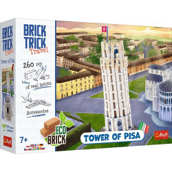 TREFL BRICK TRICK Travel: Šikmá věž v Pise L 260 dílů
