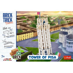TREFL BRICK TRICK Travel: Šikmá věž v Pise L 260 dílů