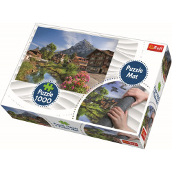 TREFL Puzzle Letní Alpy 1000 dílků + Podložka pod puzzle