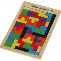 KIK Dřevěná mozaika Tetris