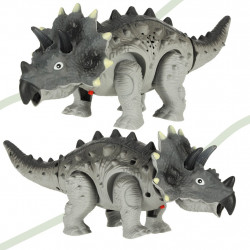 KIK Chodící Dinosaurus Triceratops se světly a zvuky