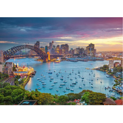 CHERRY PAZZI Puzzle Panorama Sydney 1000 dílků