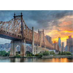CHERRY PAZZI Puzzle Most Queensboro v New Yorku 1000 dílků