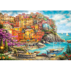 CHERRY PAZZI Puzzle Krásný den v Cinque Terre 2000 dílků