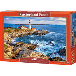 CASTORLAND Puzzle Východ slunce nad Cape Elizabeth, USA 500 dílků