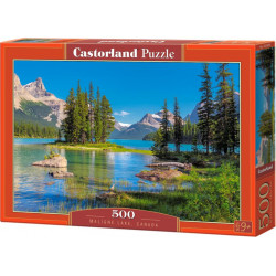 CASTORLAND Puzzle Jezero Maligne, Kanada 500 dílků