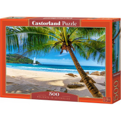 CASTORLAND Puzzle Dovolená na Seychelách 500 dílků